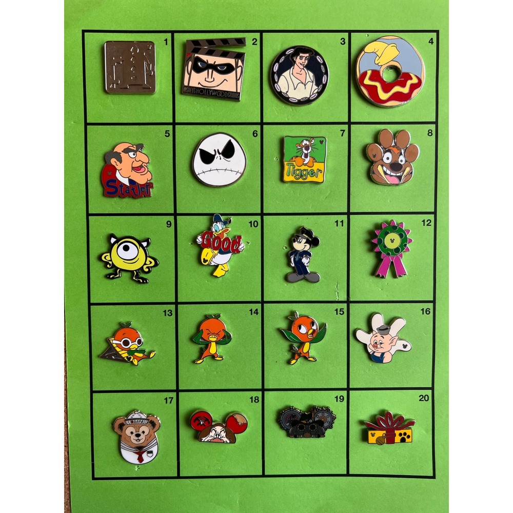 Disney Hidden Mickey Winnie the Pooh Silhouette Pin Lot - Picture 5 of 8